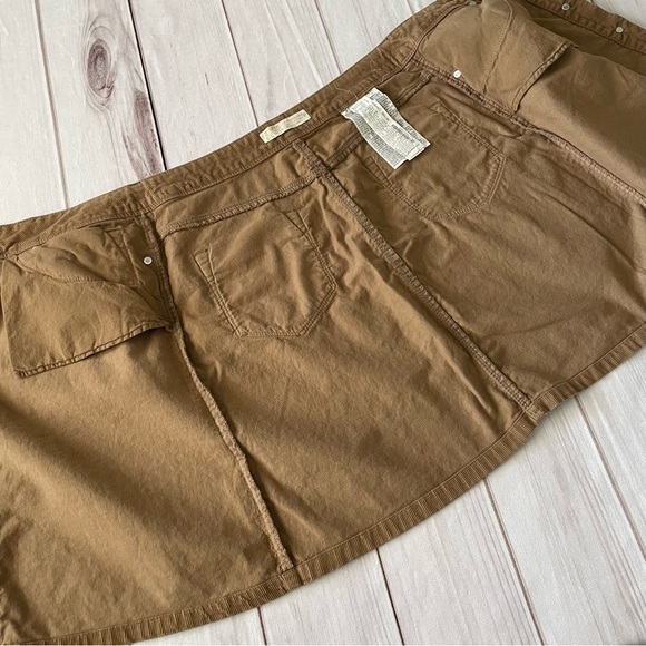 Zara Corduroy Skirt Women’s M Brown Button Front Academia Chocolate Western Boho - Picture 12 of 16